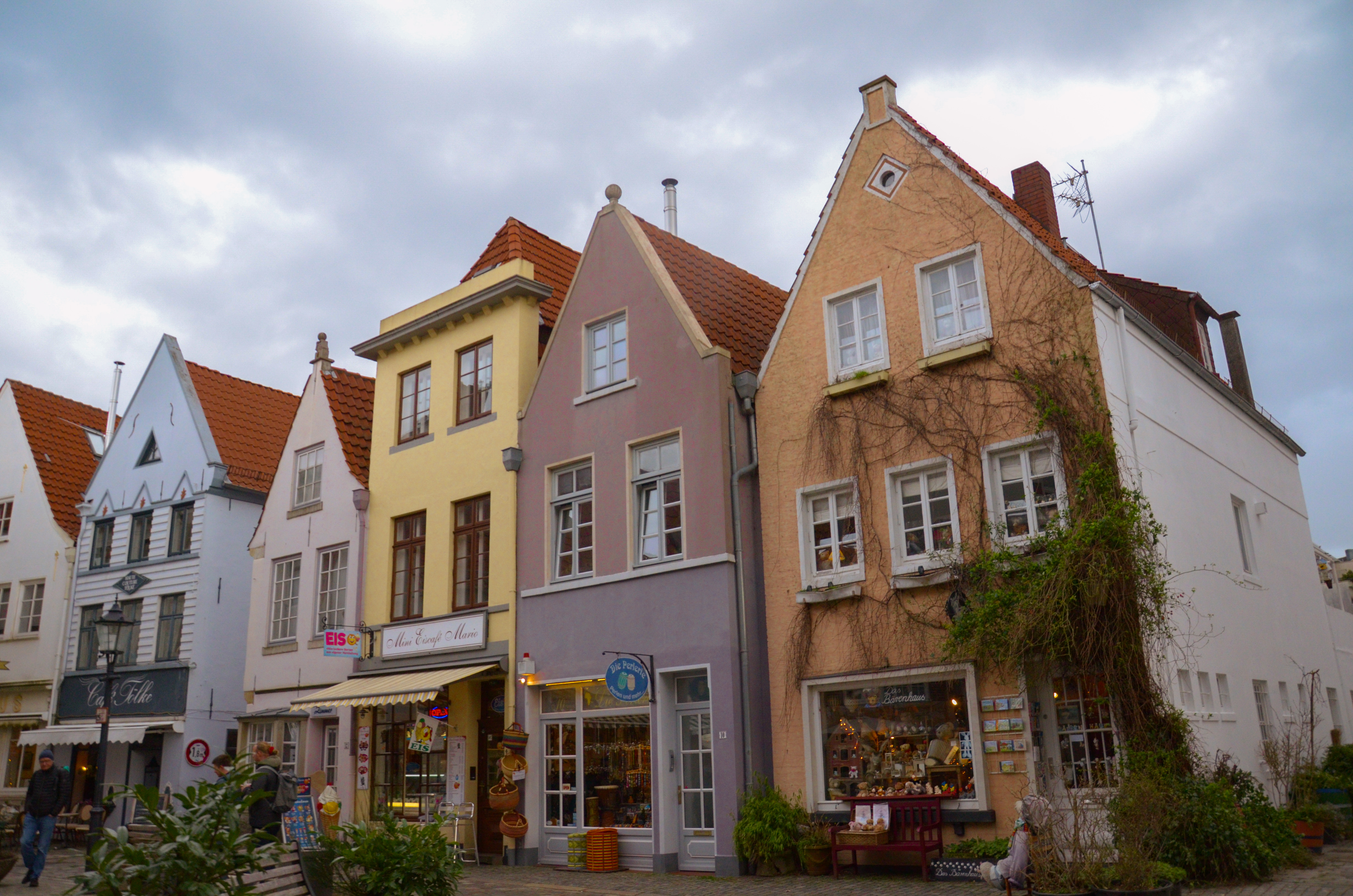The historic Schnoor Quarter in Bremen