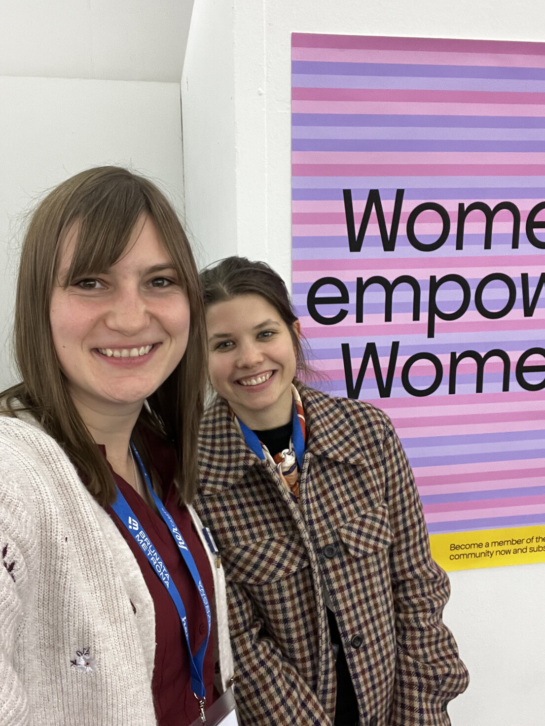Colorful women's empowerment posters