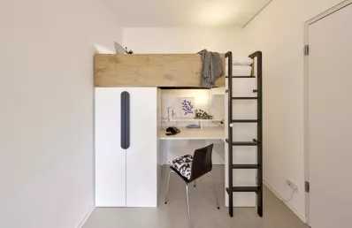 Loft bed with study desk