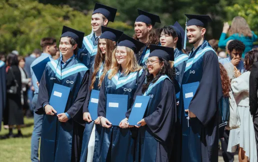 Students at Graduation Ceremony