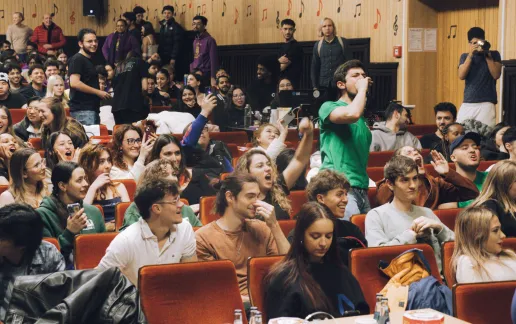 Audience at ArtOn Festival in March at Constructor University