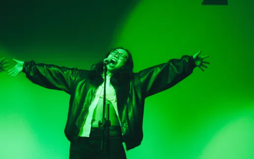 Female Student performing at ArtOn