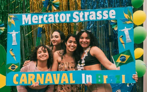 Students at Mercatorstrasse Event