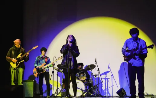 Students performing at Sync and Sound at Constructor University