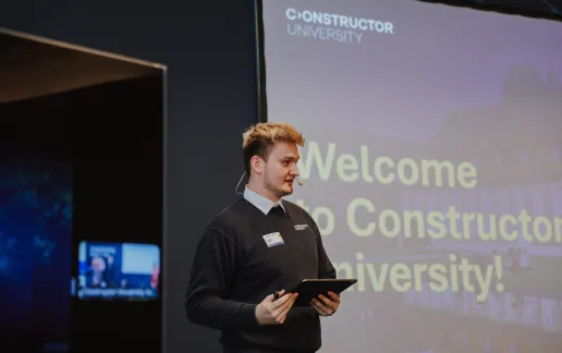 a picture of a person presenting 