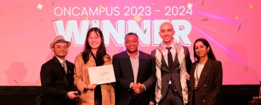Startup “Waste to Disinfectant” represents Constructor University at the prestigious Hult Prize Challenge image