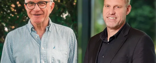 Die Professoren Isak Frumin und Christoph Lattemann von der Constructor University.