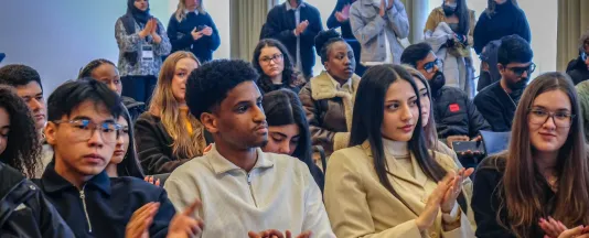 Students in the IRC Conference Room