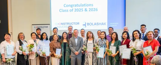 Constructor University extends its congratulations to the latest graduates of the Bolashak International Scholarship program.