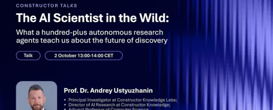 Constructor Talk – Oct 2, 2026 – The AI Scientist in the Wild