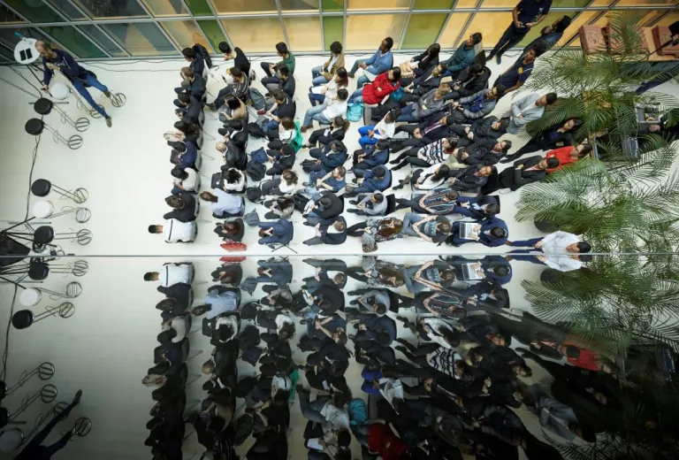 students joining seminar