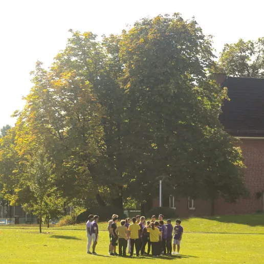 Group of students during Unigames at Constructor University