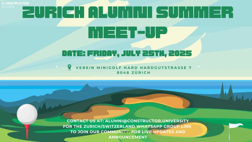 Zurich Alumni Summer Meet-Up Flyer