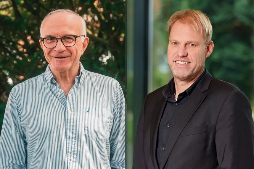 Artificial intelligence meets higher learning in a newly funded research project from Constructor University Professors Isak Frumin (left) and Christoph Lattemann (right).
