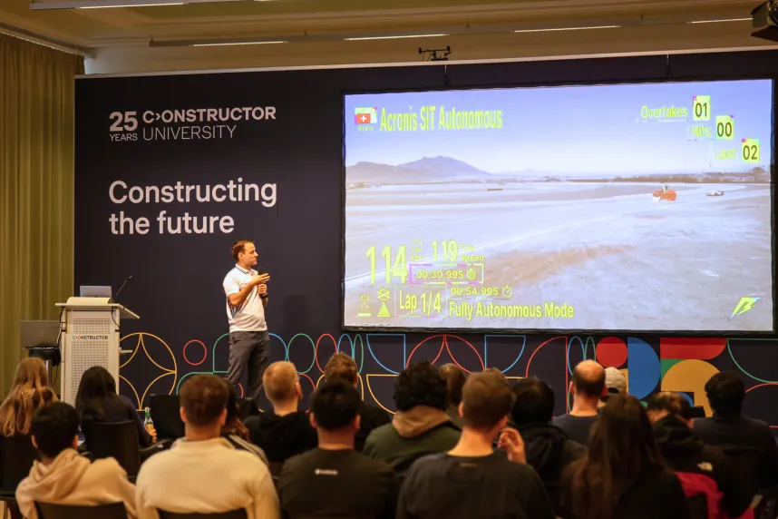 Constructor Autonomous Racing Team Principal Ilya Shimchik presents at the Bremen Autonomous Systems Meetup.