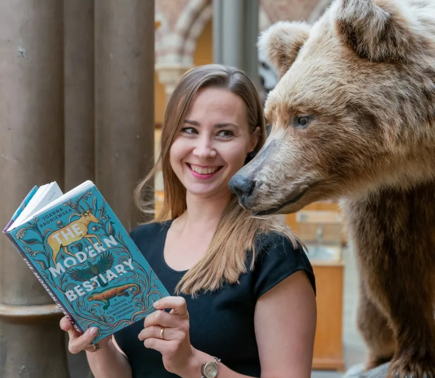 Class of 2006 alumna: Joanna Bagniewska, now a successful science communicator and Lecturer of Environmental Science at Oxford University in England.