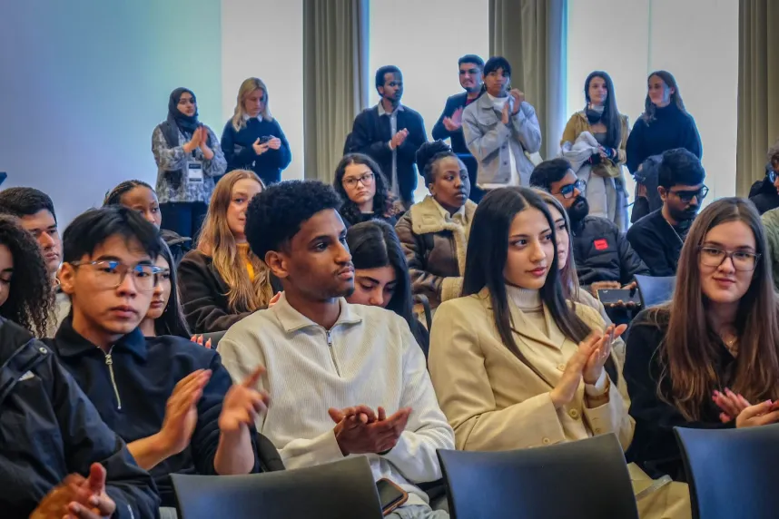 Students in the IRC Conference Room
