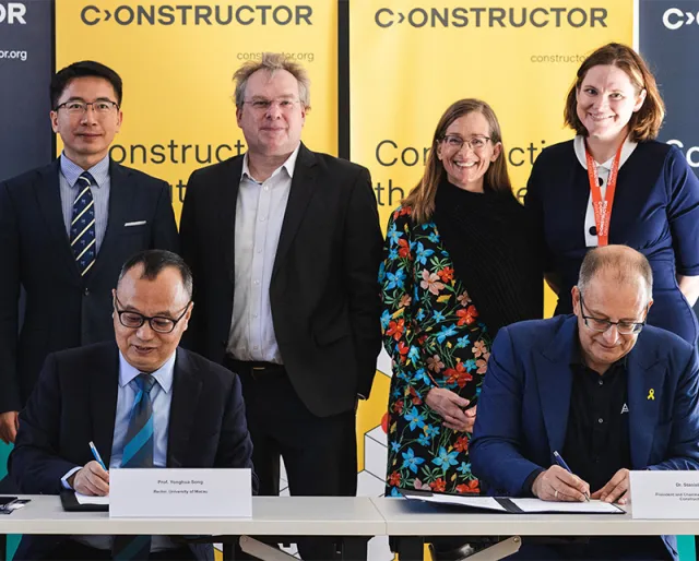 Vertreter:innen der Constructor University und der University of Macau