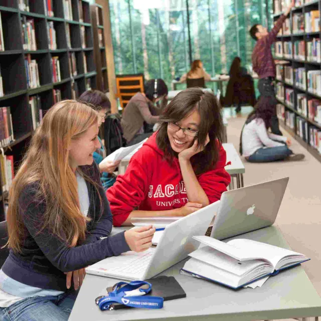 Student Library Studying