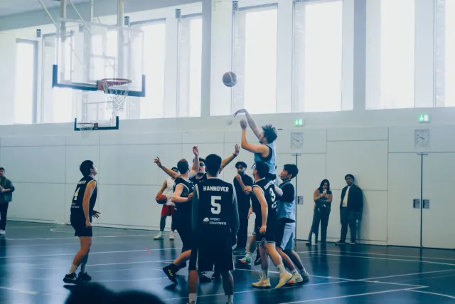 Players at the Uni Ball Cup in March at Constructor University