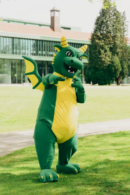 The Dragon Mascot of College 3