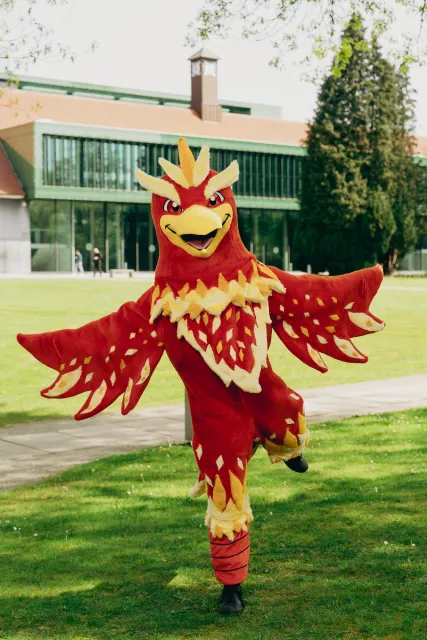 Mascot of Krupp College at Constructor University