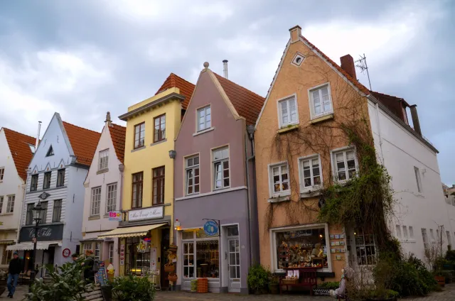 Architecture in Bremen's Schnoor Quarter